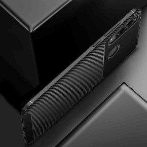 Силиконов гръб ТПУ Карбон за Huawei Y6P MED-LX9 черен